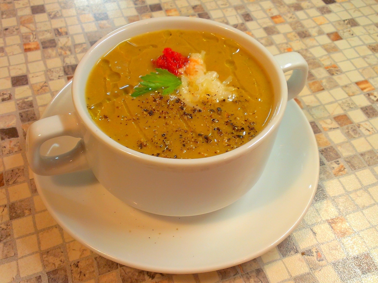 Roasted Eggplant Soup