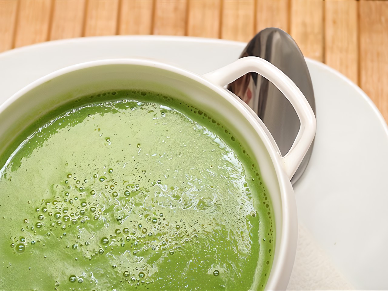 Green Pea Puree Soup