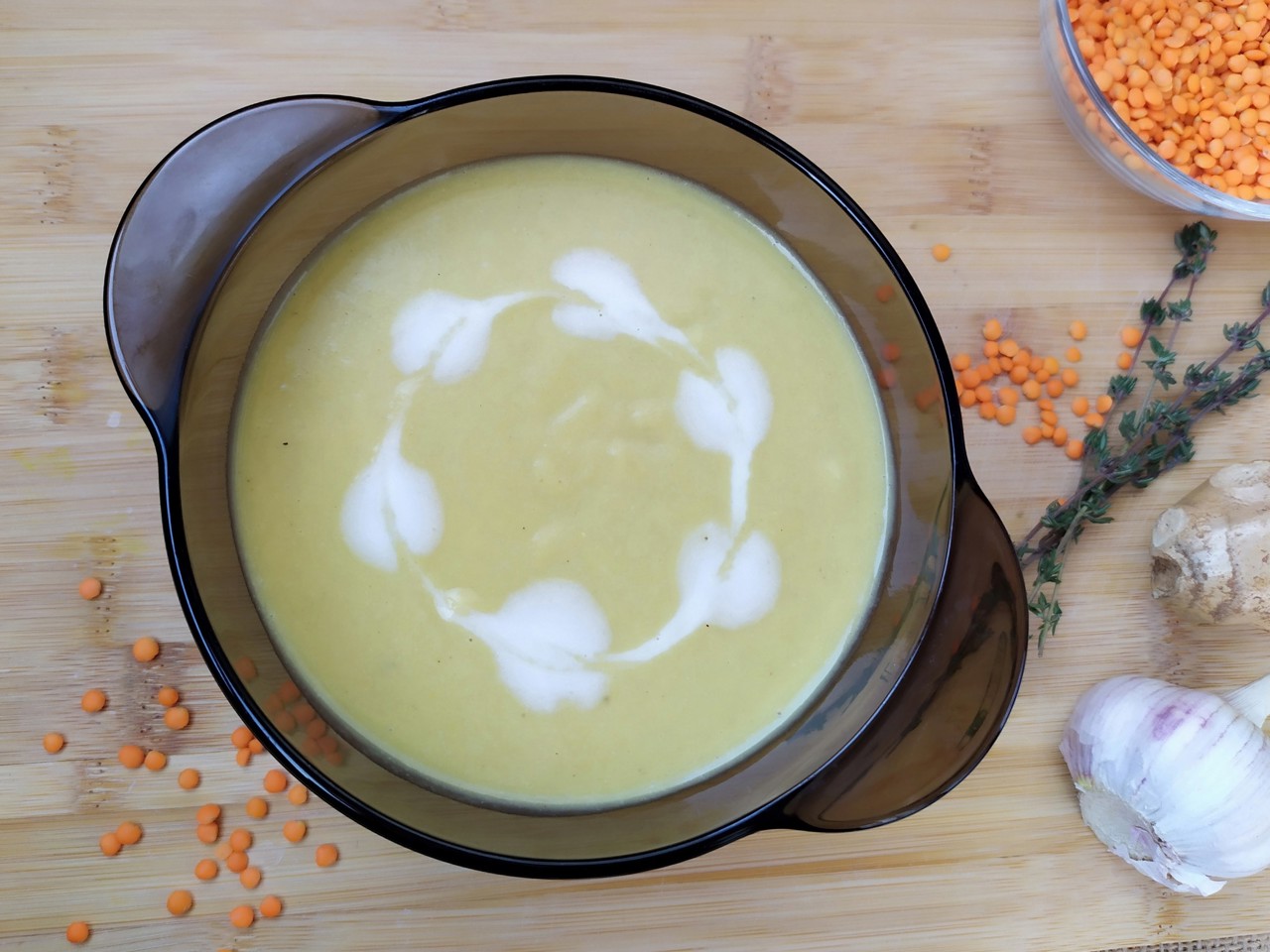 Lentil Coconut Milk Soup