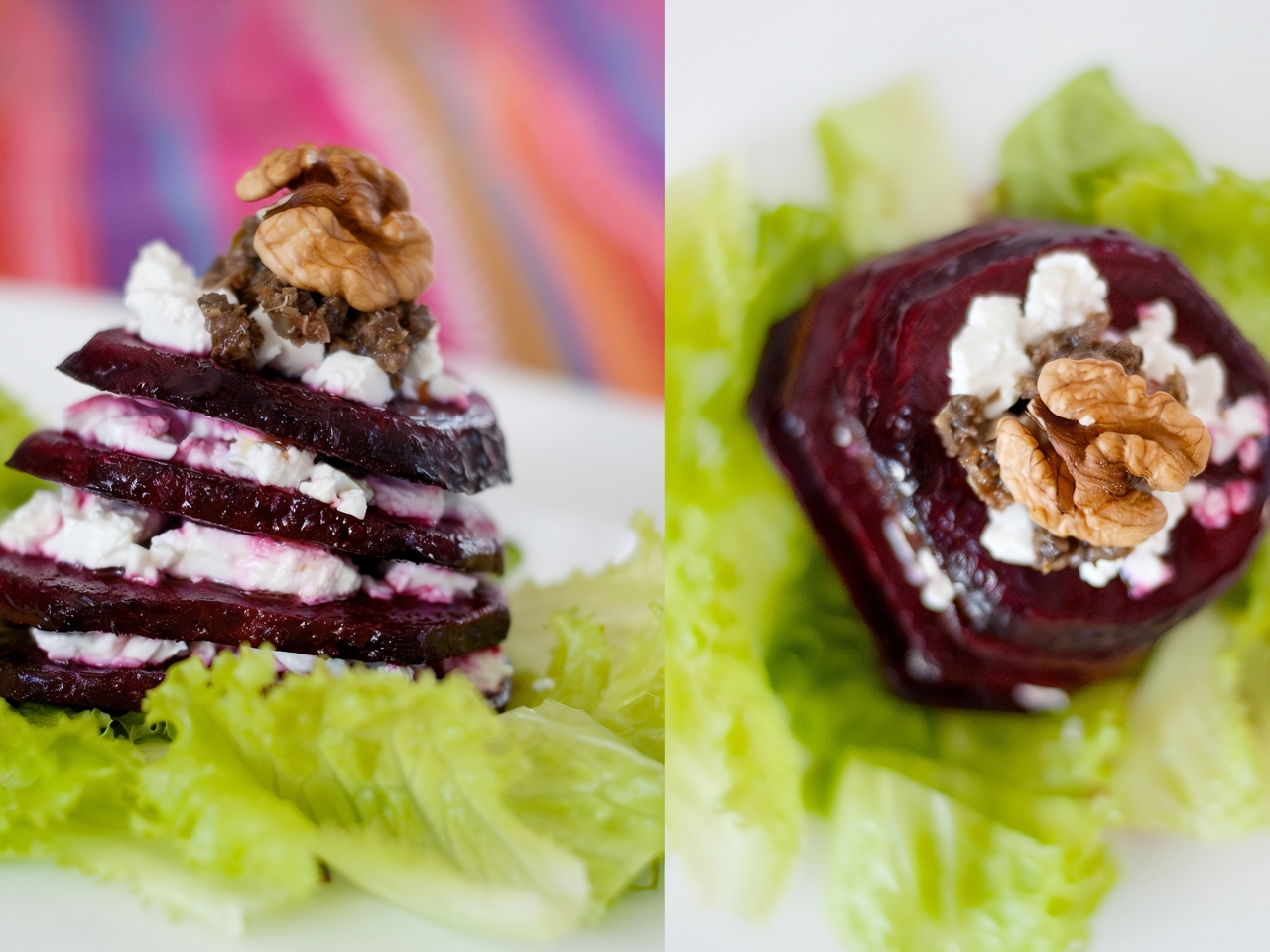 Beetroot Millefeuille with Feta