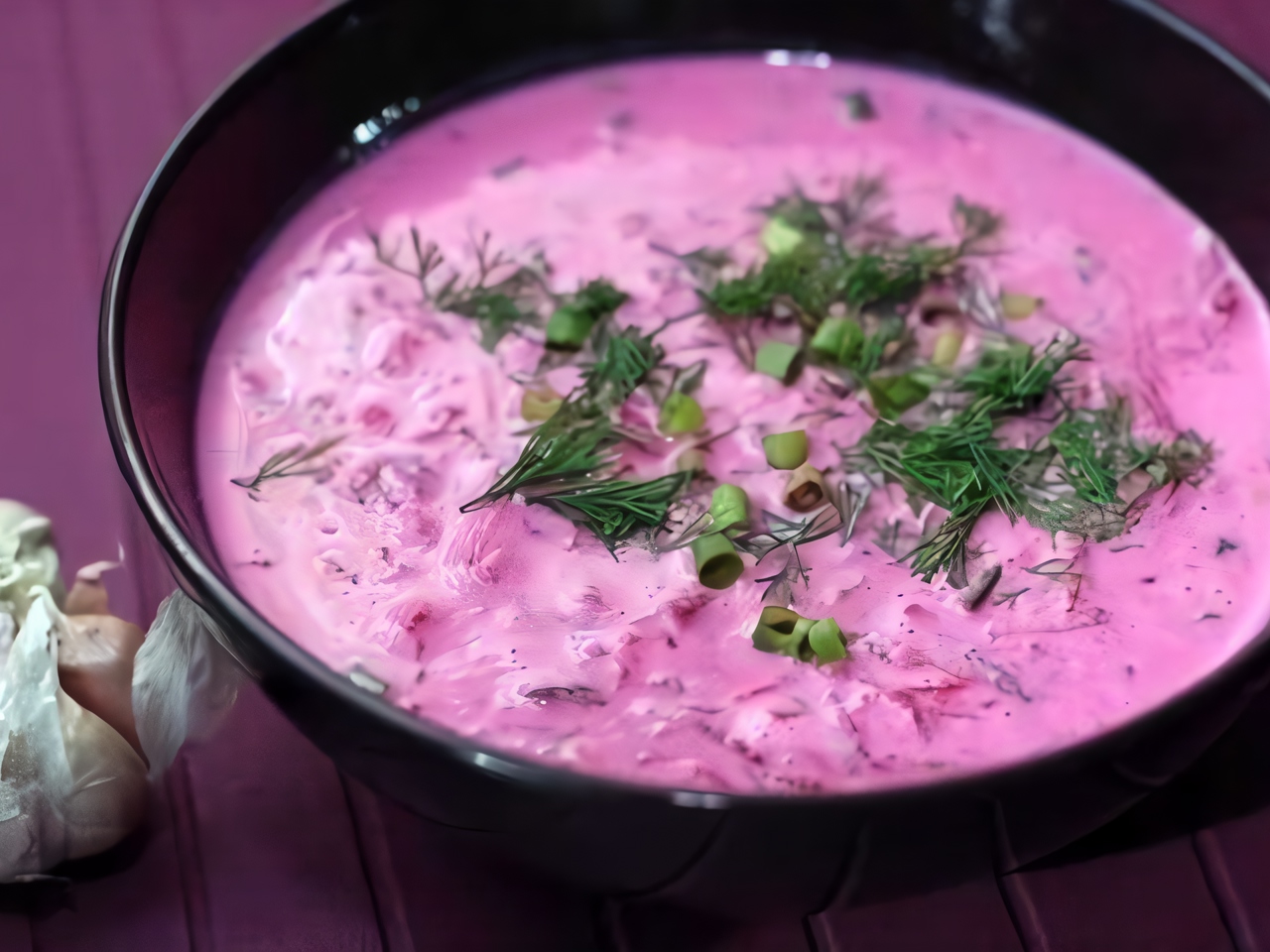 Beetroot Soup with Kefir
