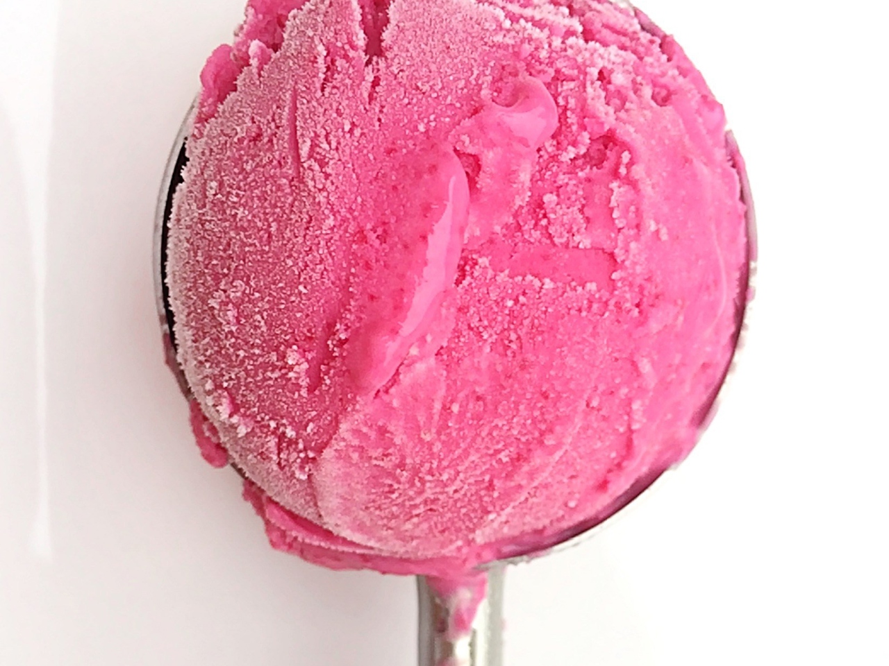 Beet Ice Cream with Orange Zest