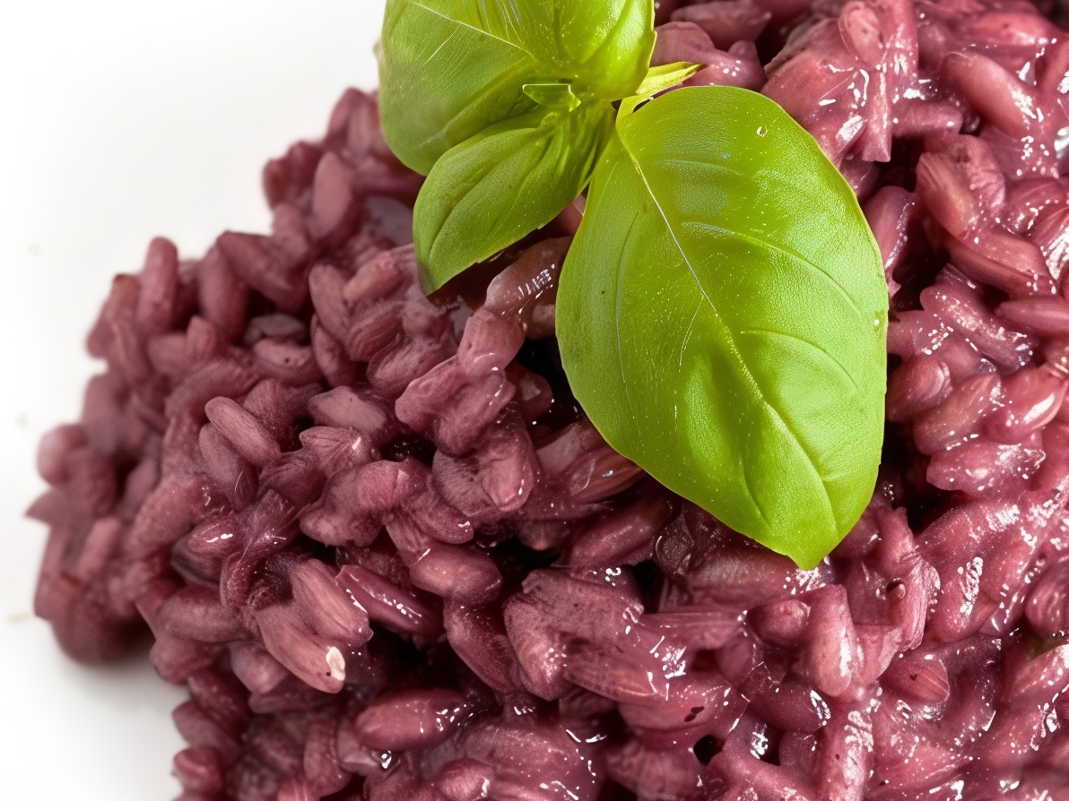 Beet Risotto with Parmesan