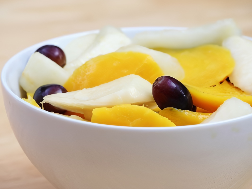 Fresh Fruit Salad with Citrus Syrup