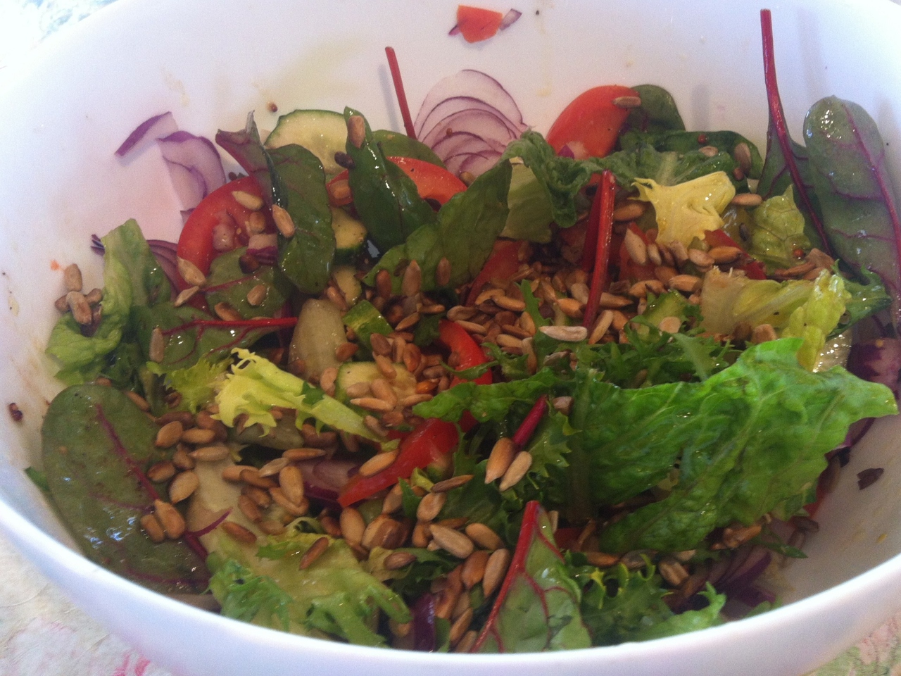 Fresh Avocado and Seed Salad