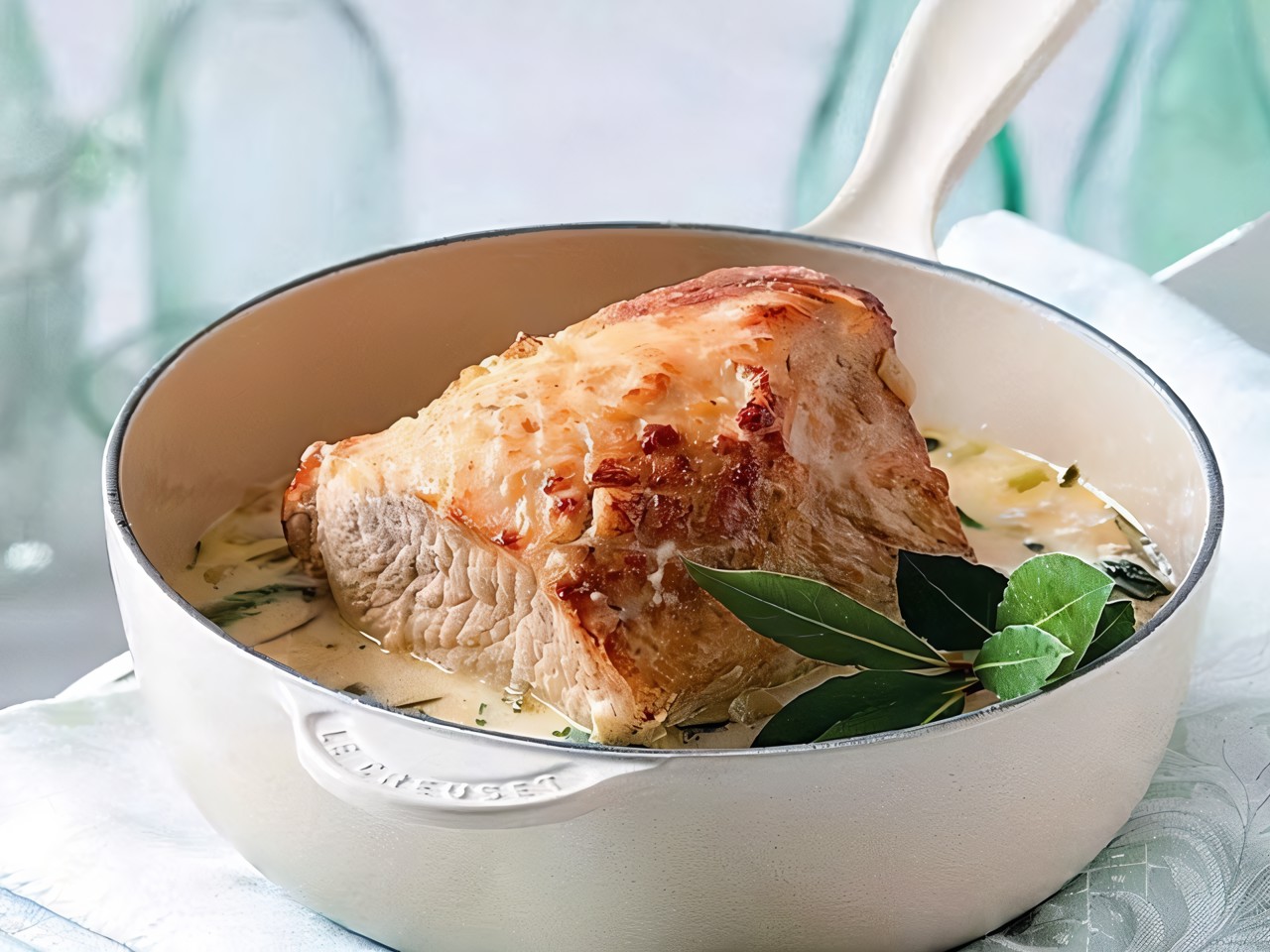 Pork Neck Stewed in Milk