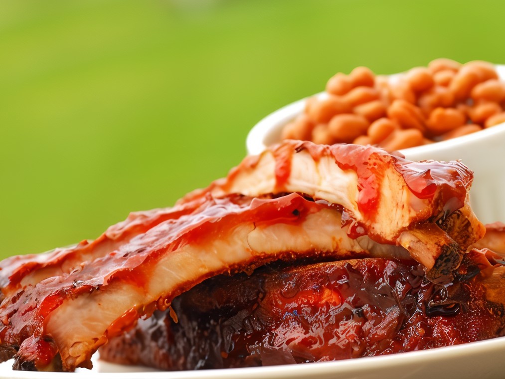 Grilled Pork Ribs Alaskan Style