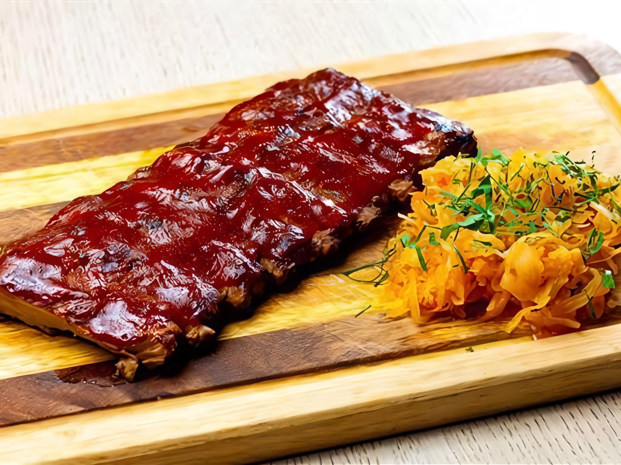 Pork Ribs with Jack Daniel's Sauce