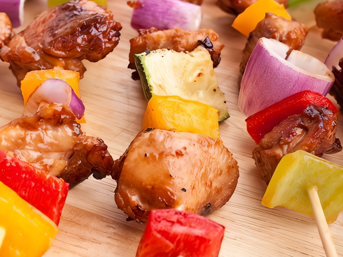Grilled Pork Skewers in Lime Marinade