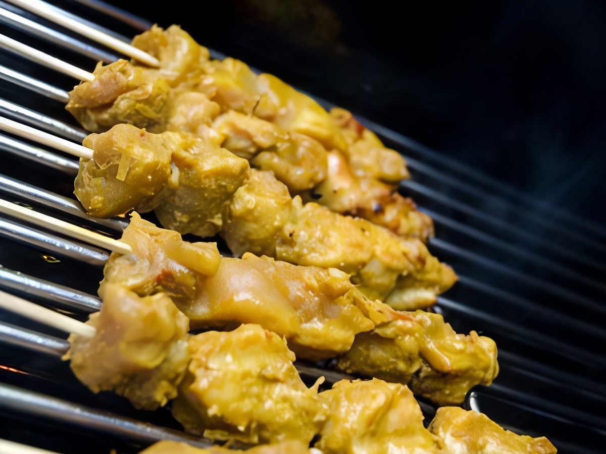 Pork Kebabs in Yogurt Marinade with Spices