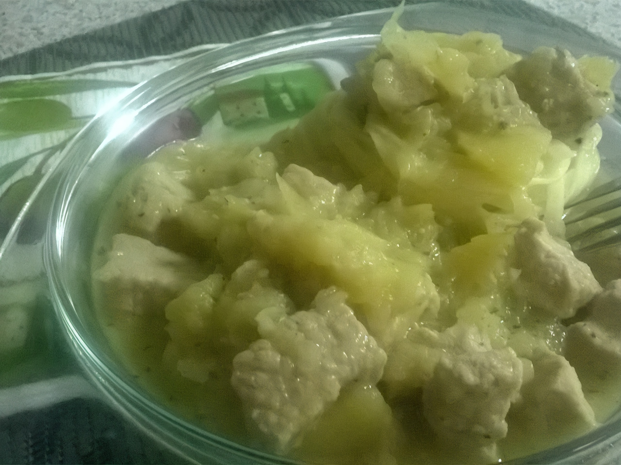 Pork Stewed with Apples