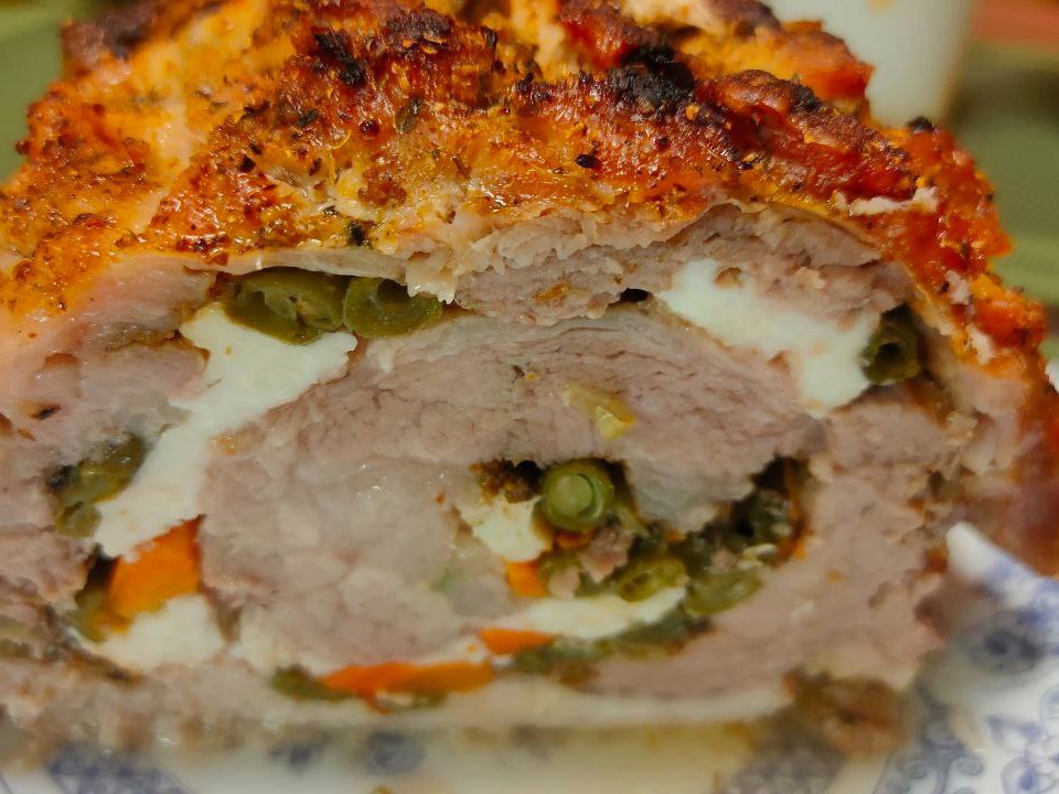 Pork Roll with Vegetables