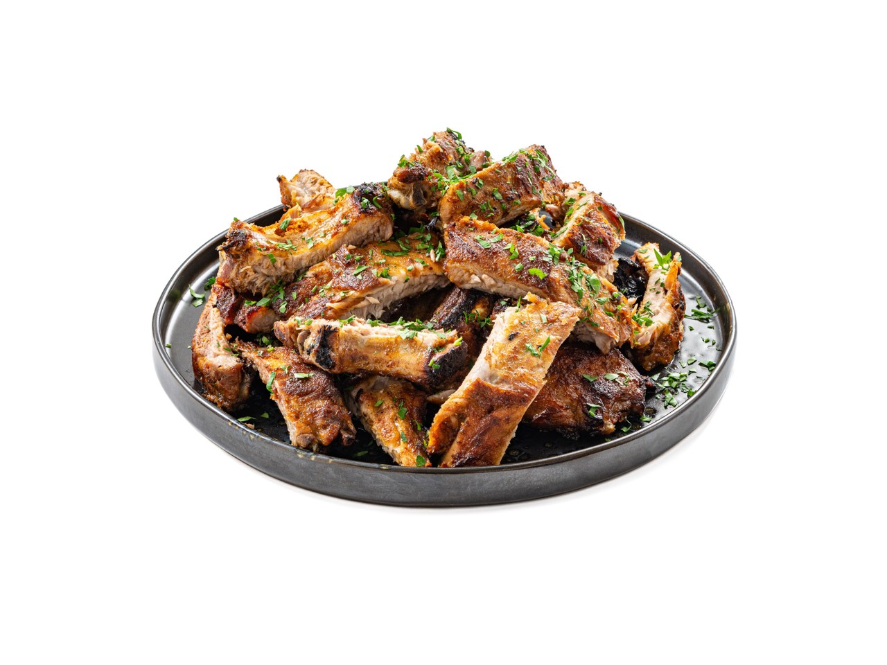 Pork Ribs Wrapped in Foil in the Oven