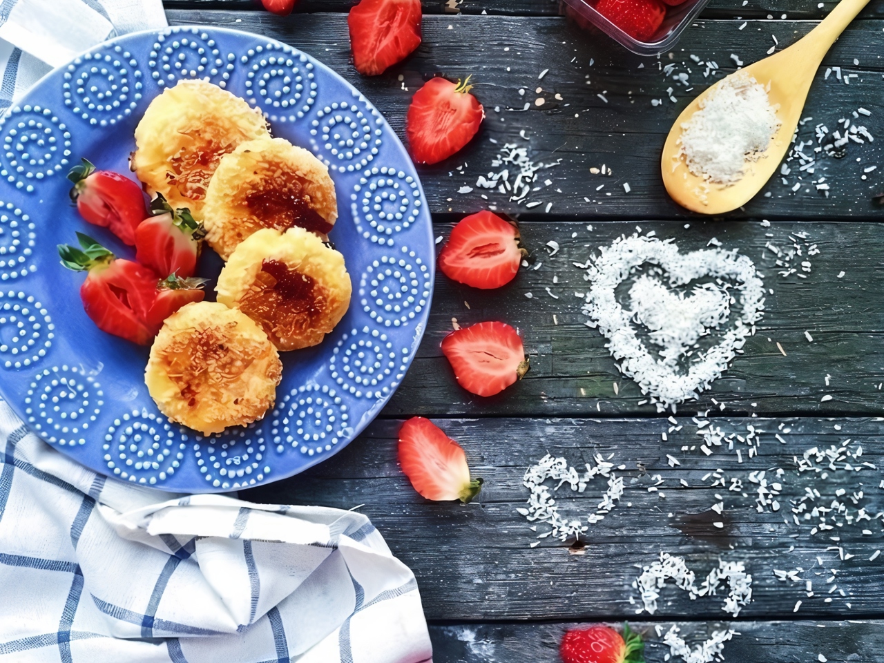 Сырники с кокосом и яблоком рецепт – Европейская кухня: Завтраки. «Еда»