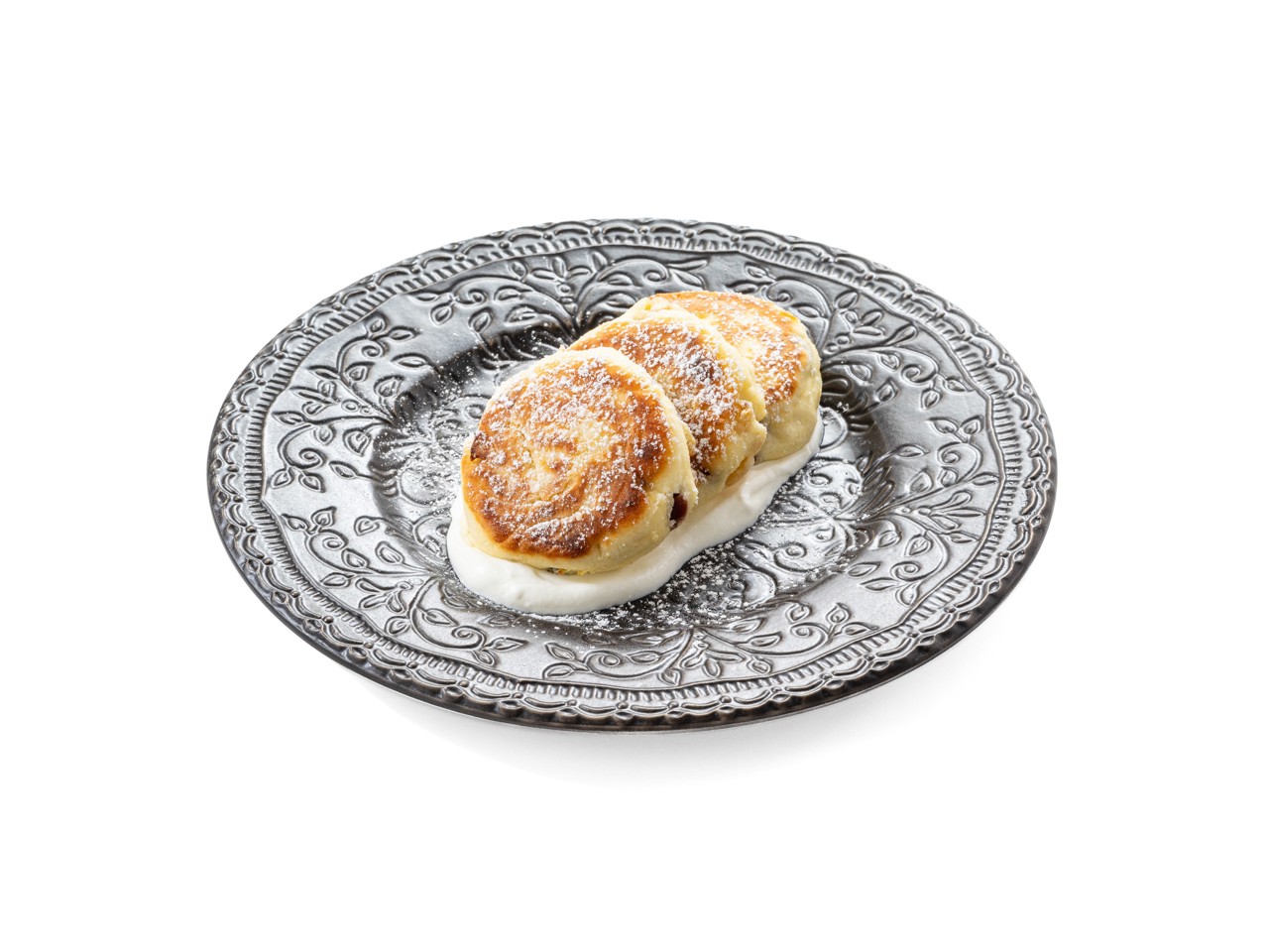 Oven-Baked Cheese Pancakes with Semolina