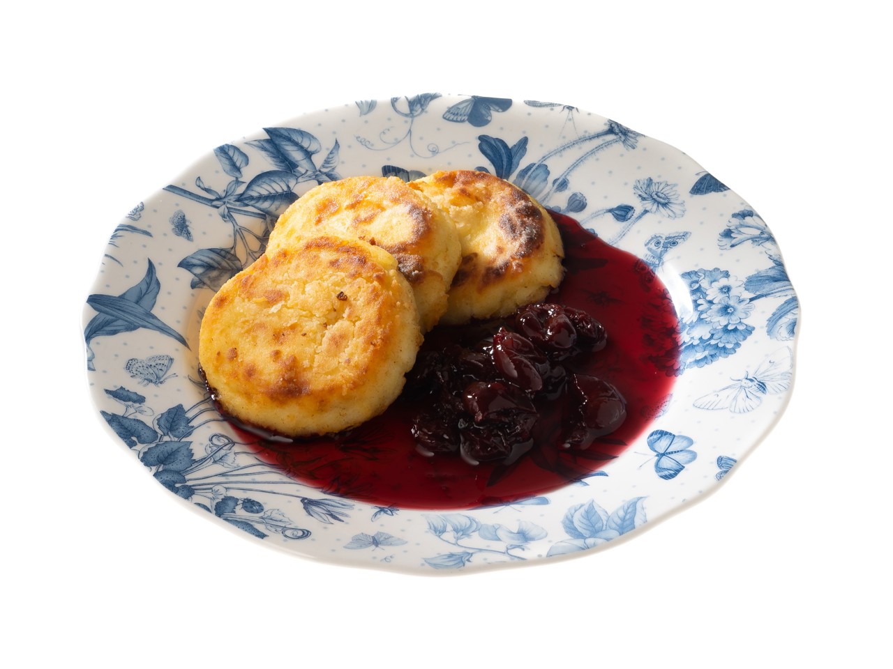 Cheese Pancakes with Jam