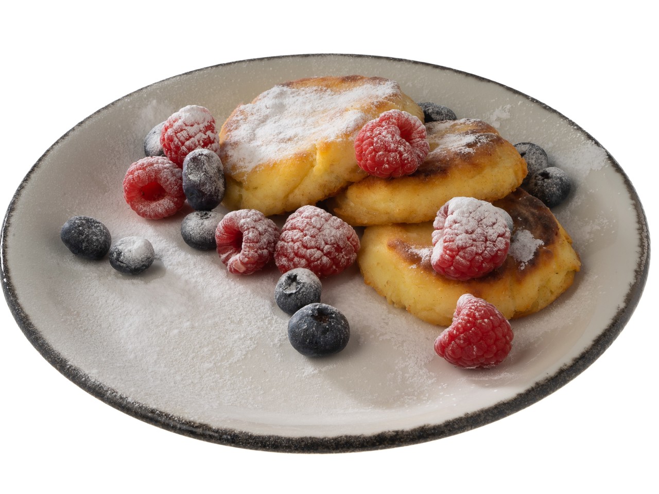 Cheese Pancakes with Berries