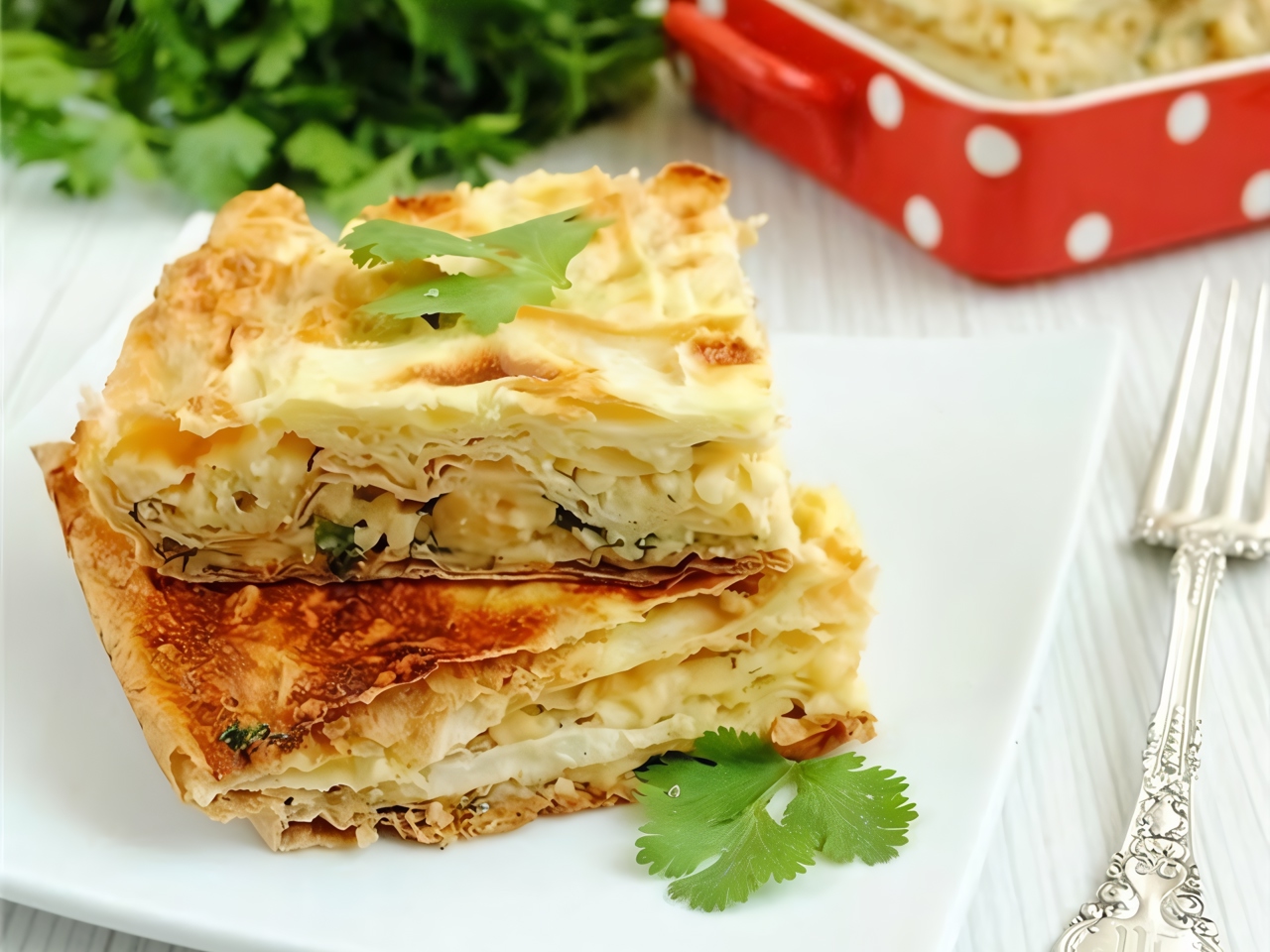 Cheese Pie in Lavash