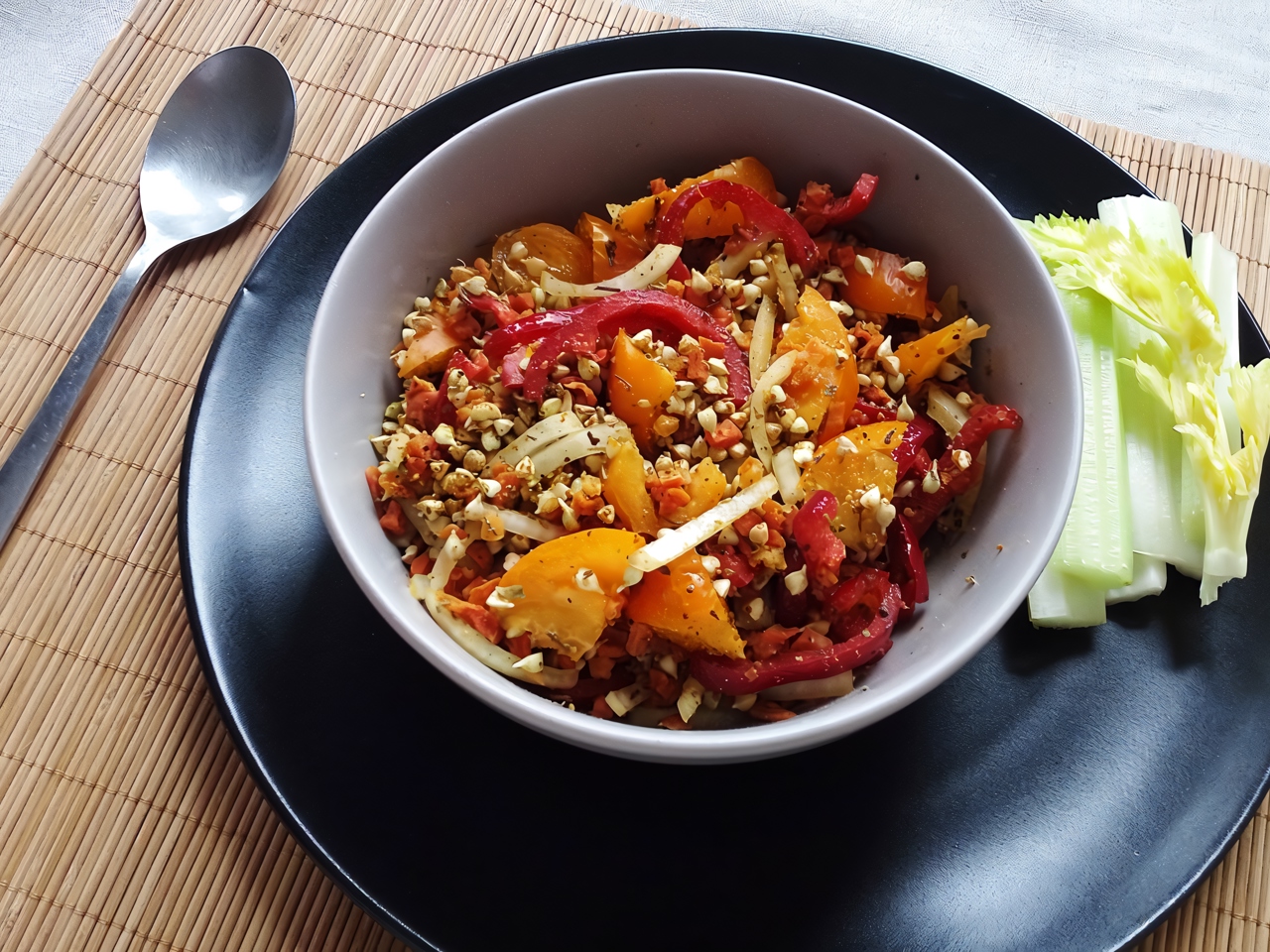 Raw Buckwheat Curry