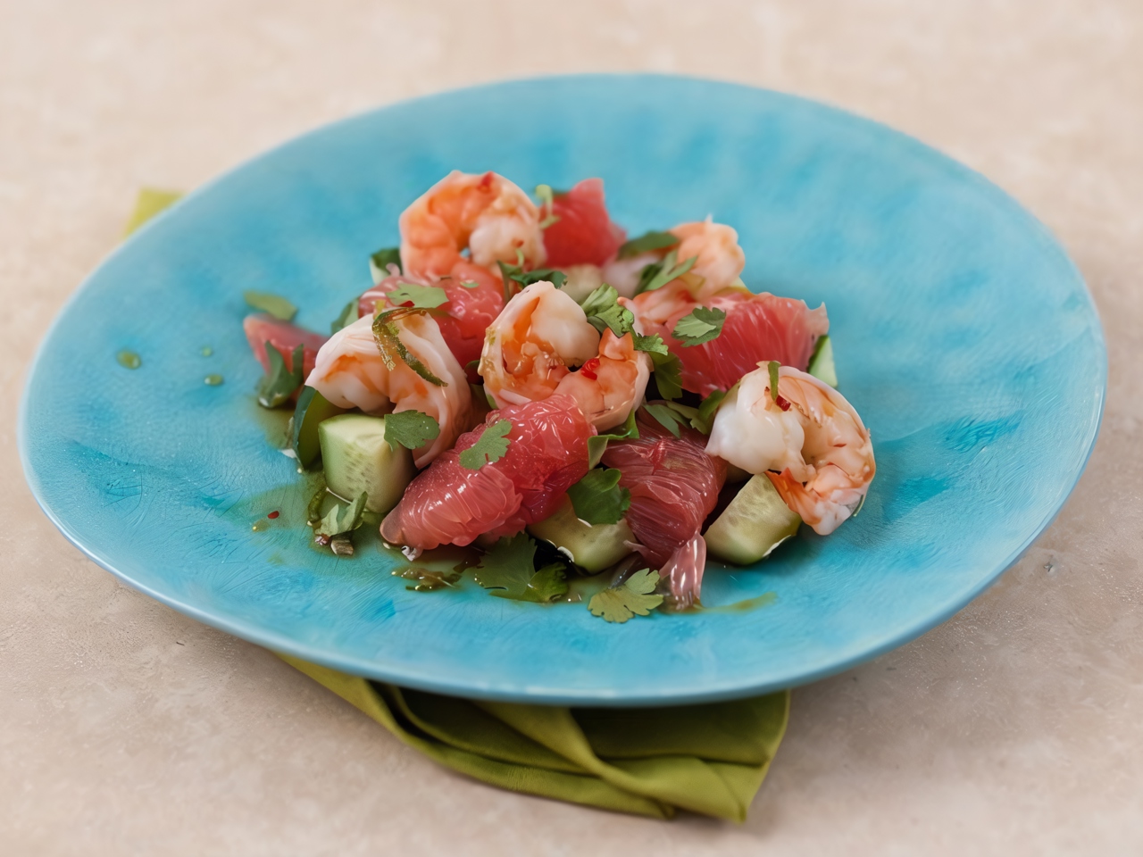 Thai Salad with Shrimp and Grapefruit