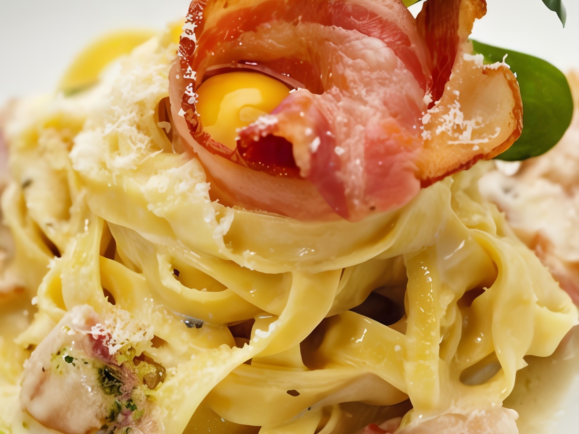 Tagliatelle with Chestnuts, Pancetta, and Sage