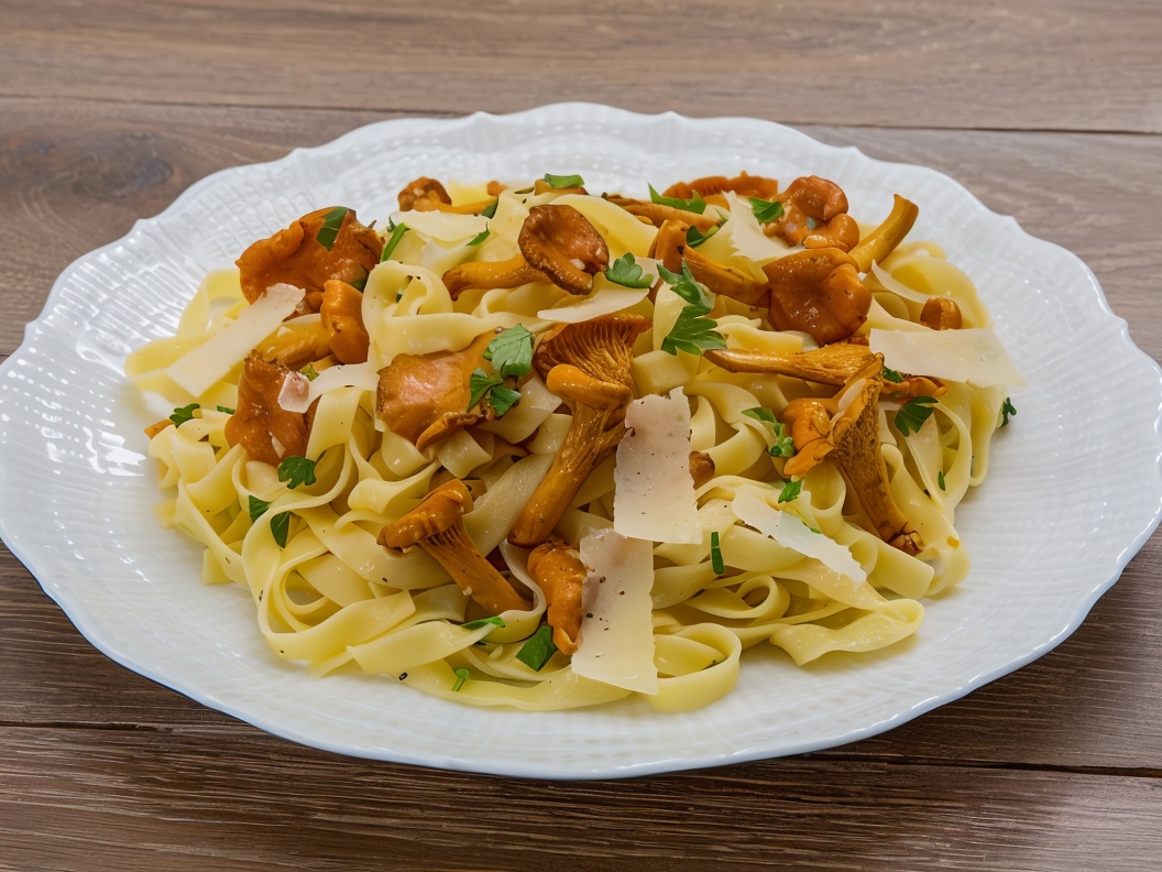 Tagliatelle with Chanterelles