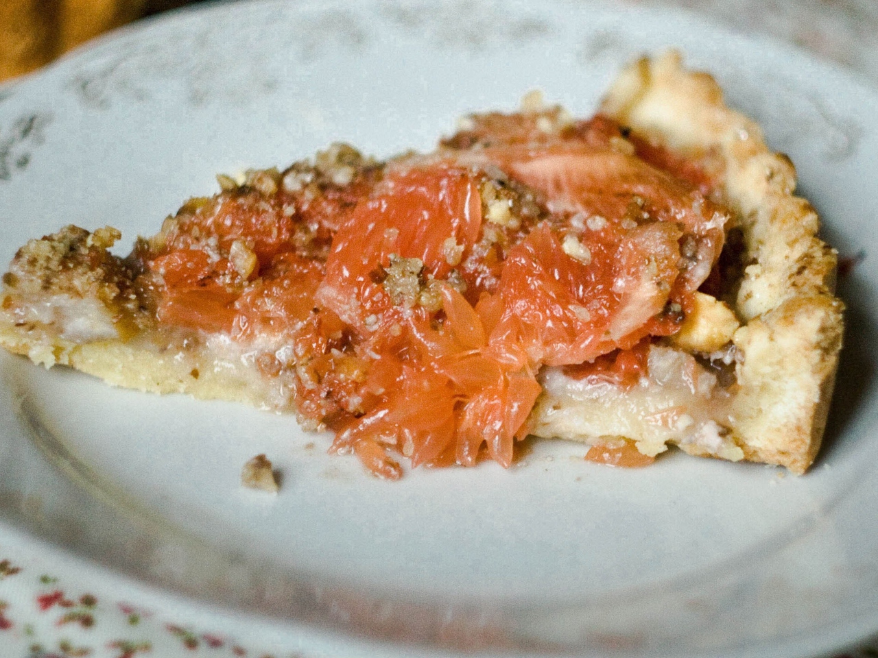 Pear and Grapefruit Tart