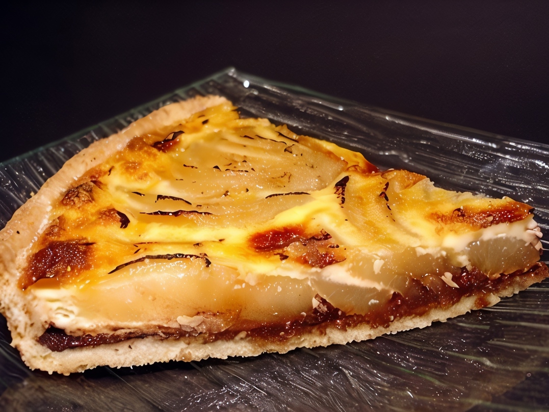 Pear and Chocolate Tart
