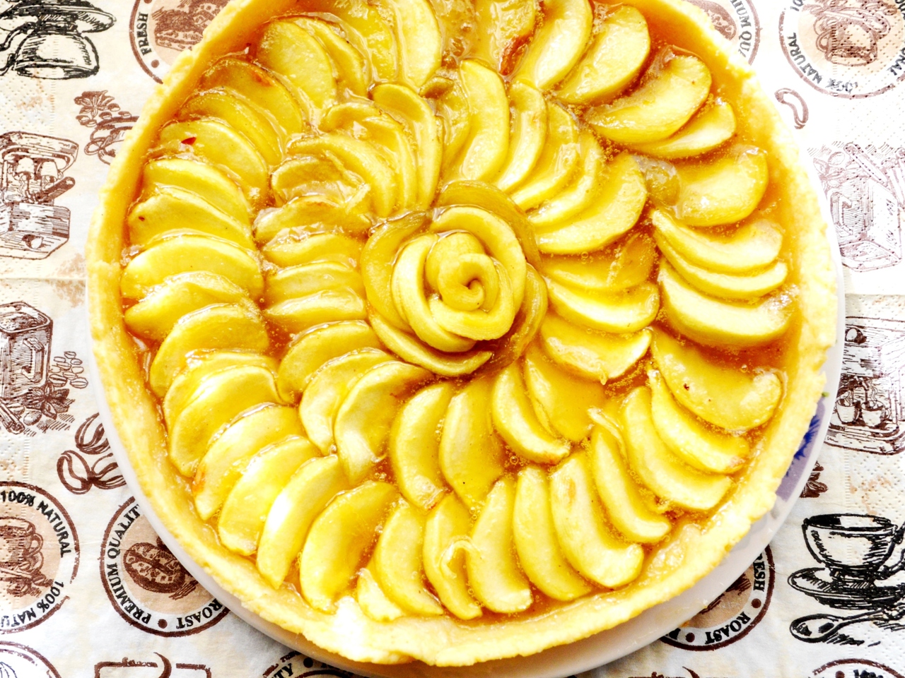 Apple Caramel Tart