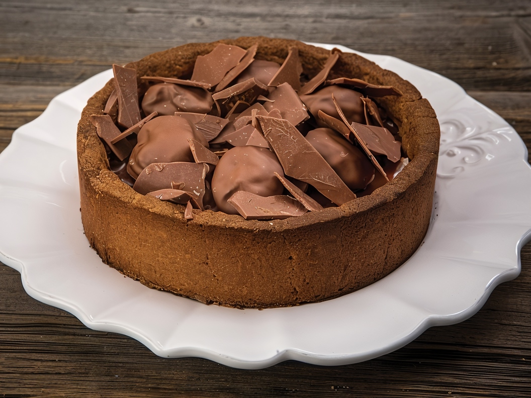 Tart with Coffee Ganache and Prunes