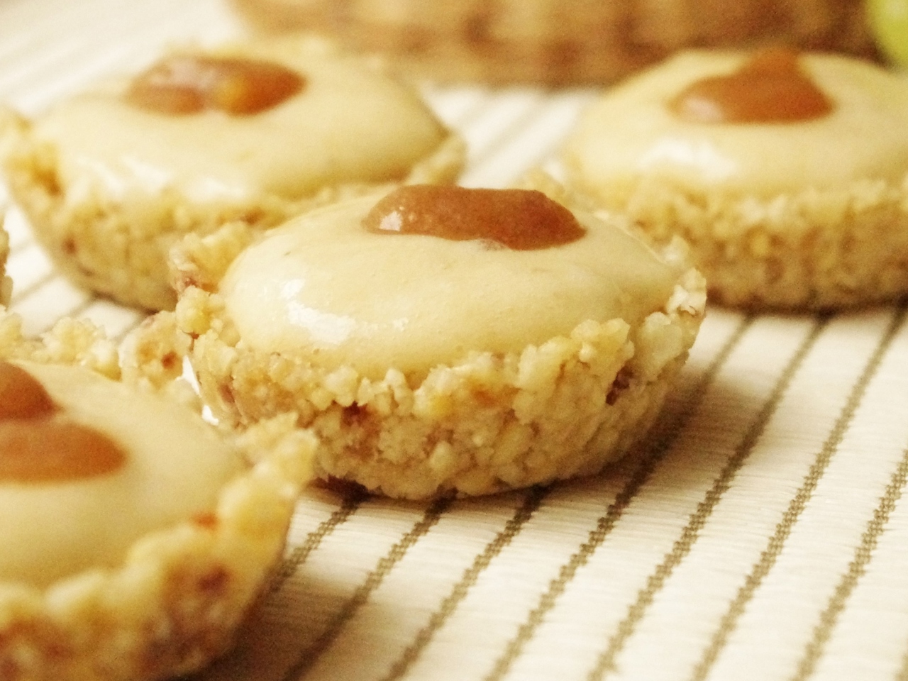 Cashew, Banana, and Date Tartlets