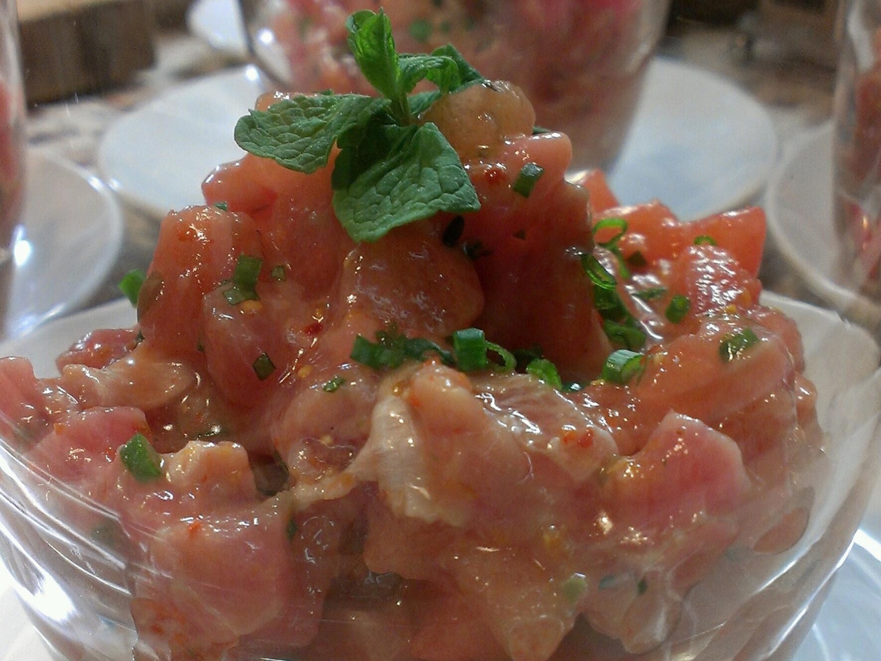 Tuna Tartare with Watermelon