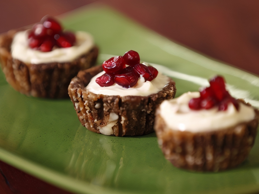 Dark Chocolate Tarts with Cream Filling
