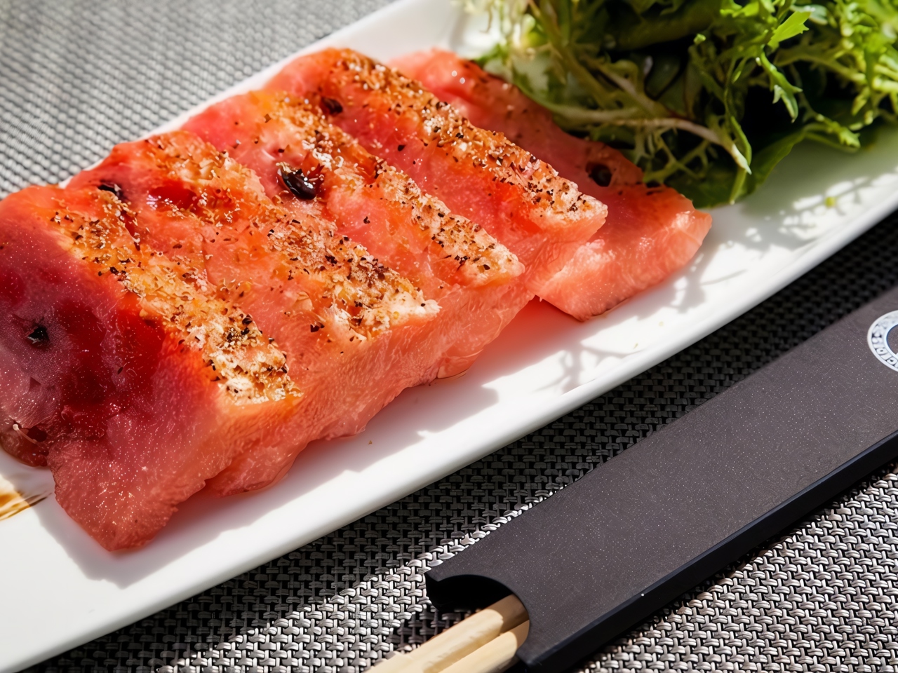 Watermelon Tataki