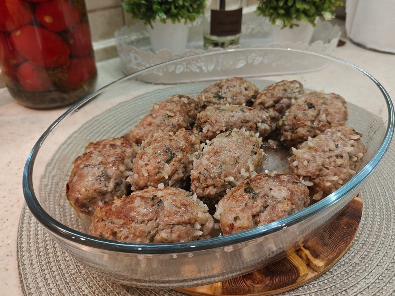 Baked Beef Meatballs