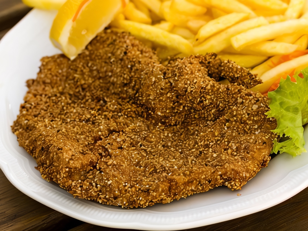 Veal Cutlets with Basil and Parmesan Crust