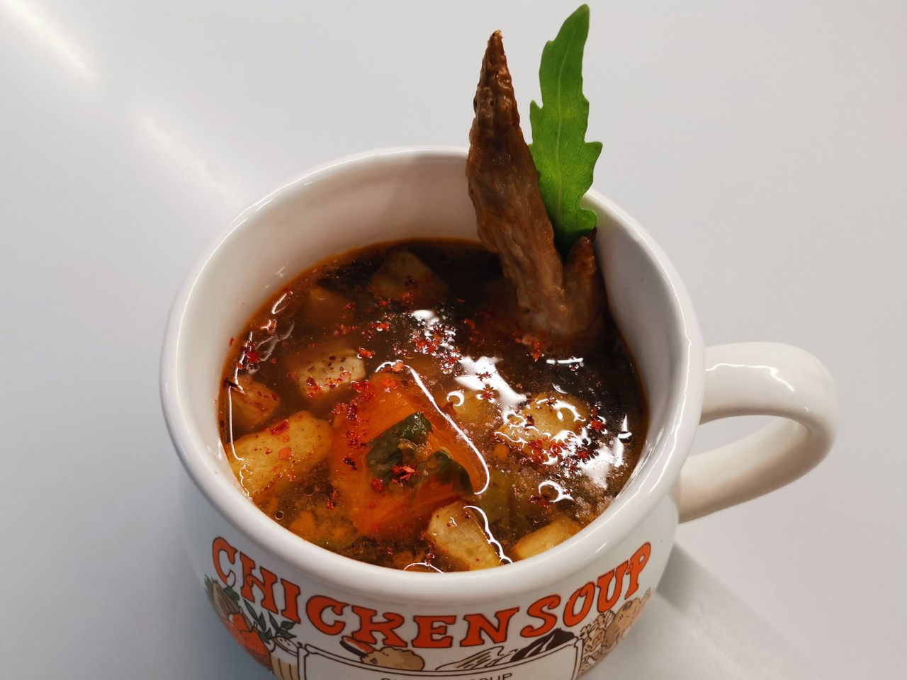 Dark Chicken Soup
