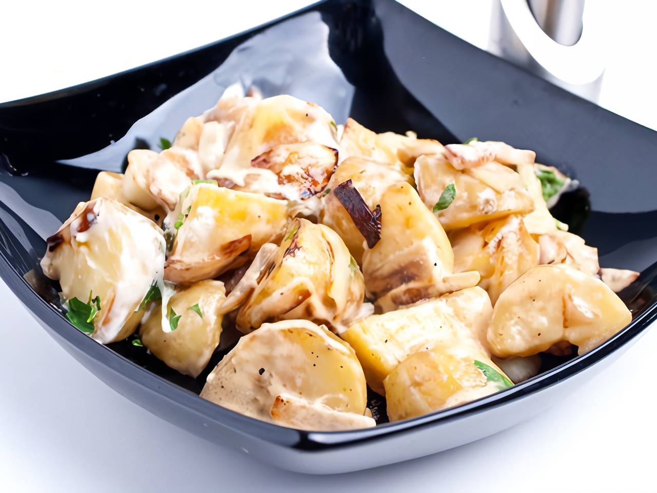 Warm Grilled Potato Salad