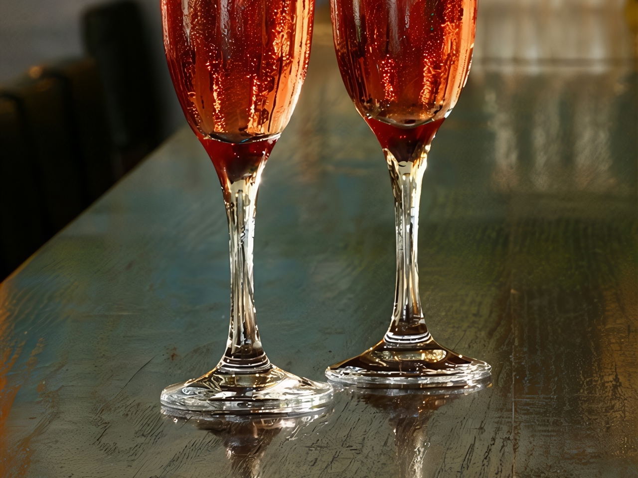 Warm Kir with Beaujolais