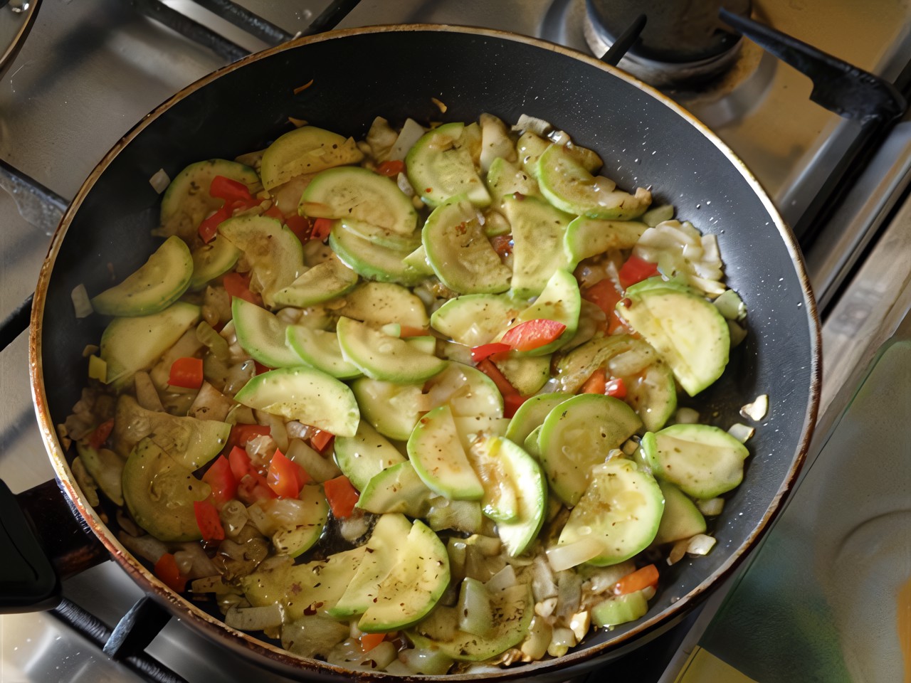 Warm Vegetable Salad with Garlic and Spices