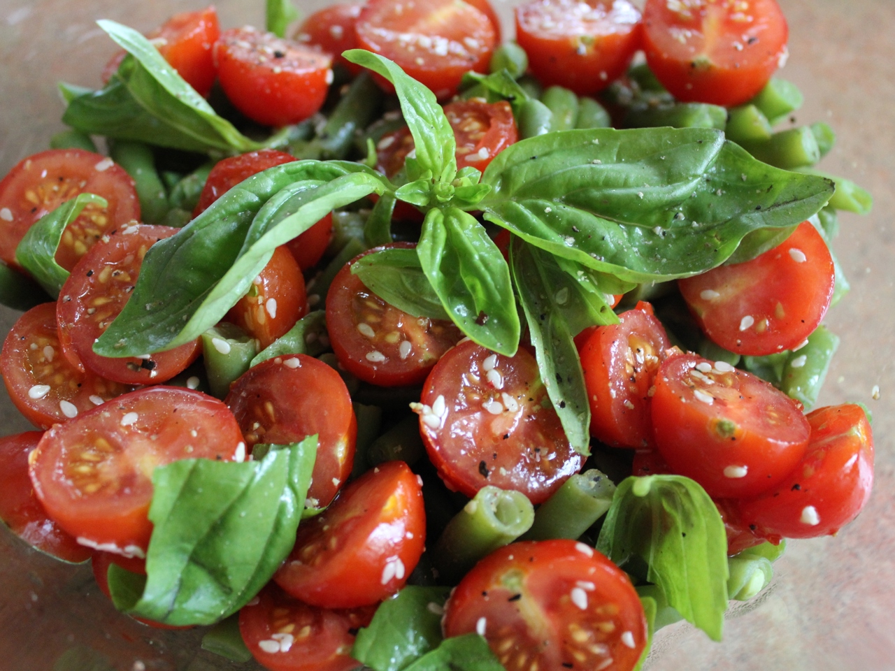Warm Green Bean Salad