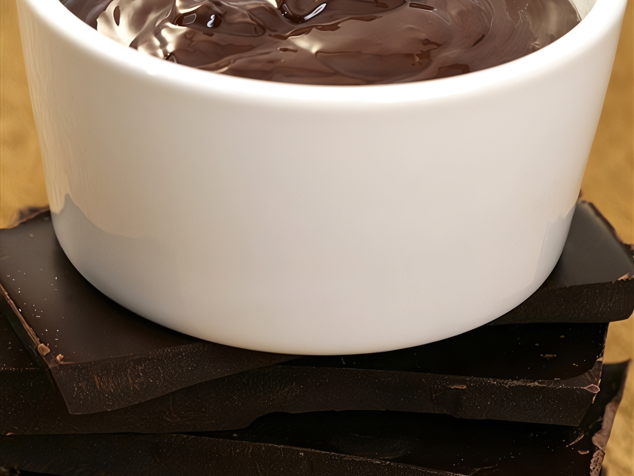 Warm Chocolate Sauce with Port Wine
