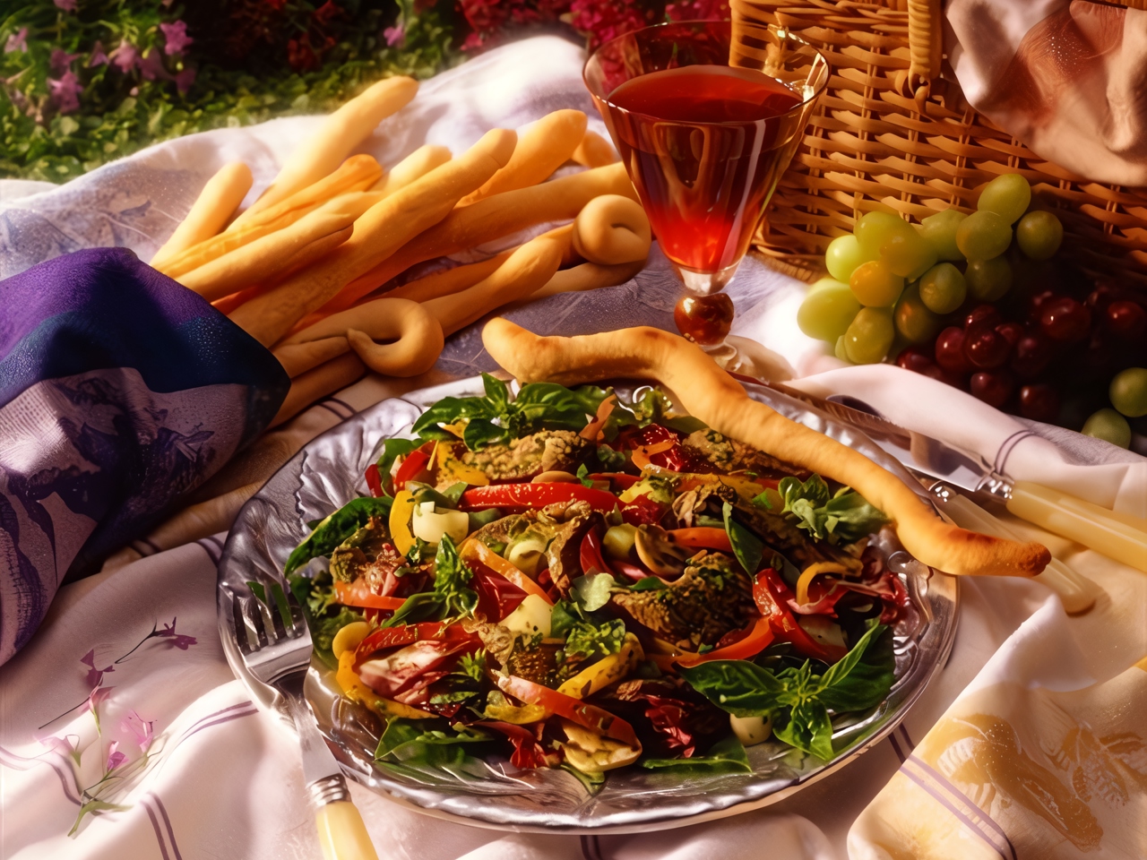 Warm Mediterranean Lamb Salad