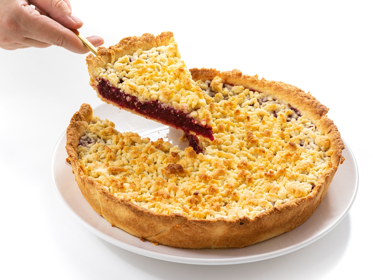 Grated Plum Pie