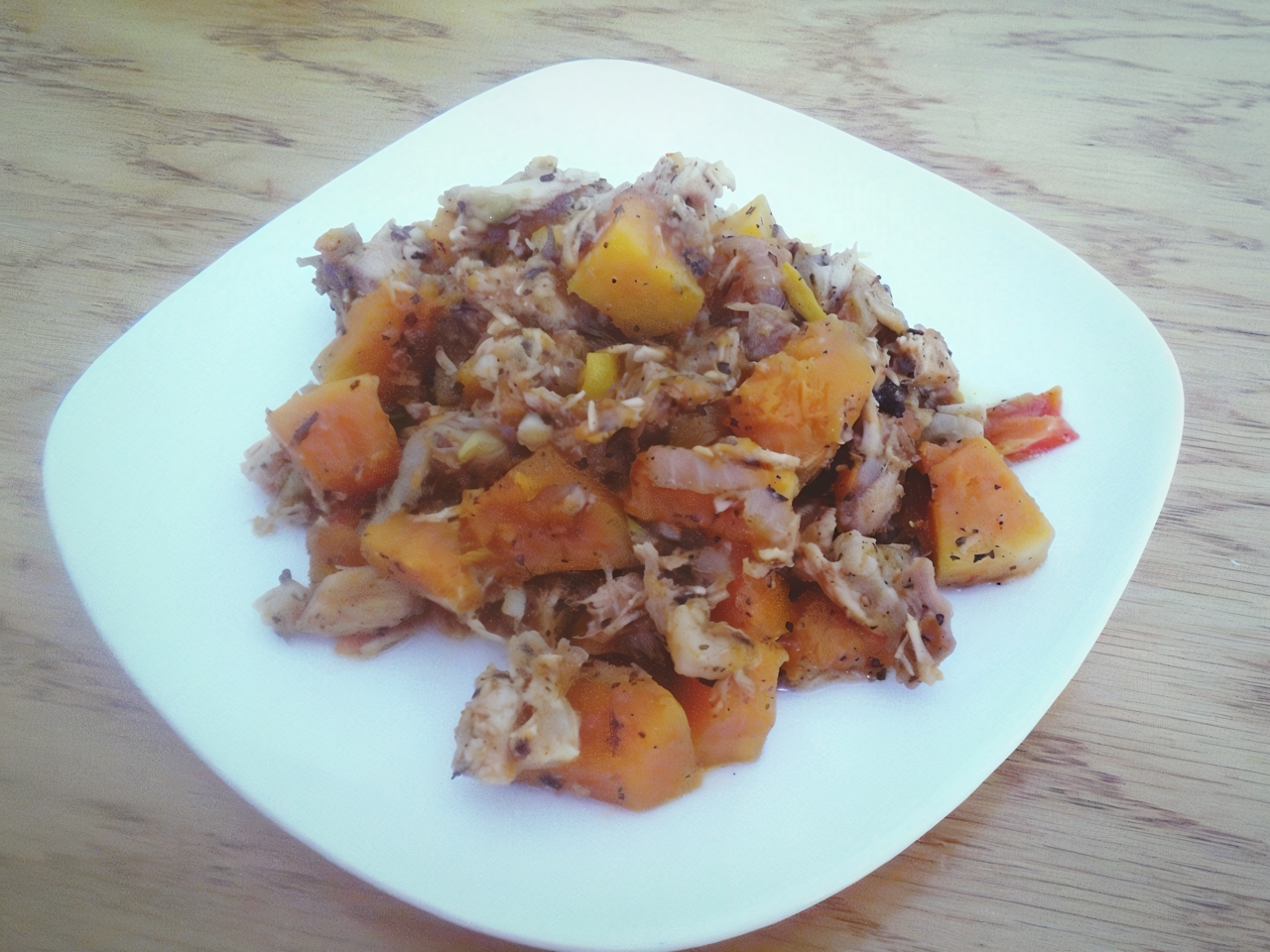 Pumpkin with Turkey