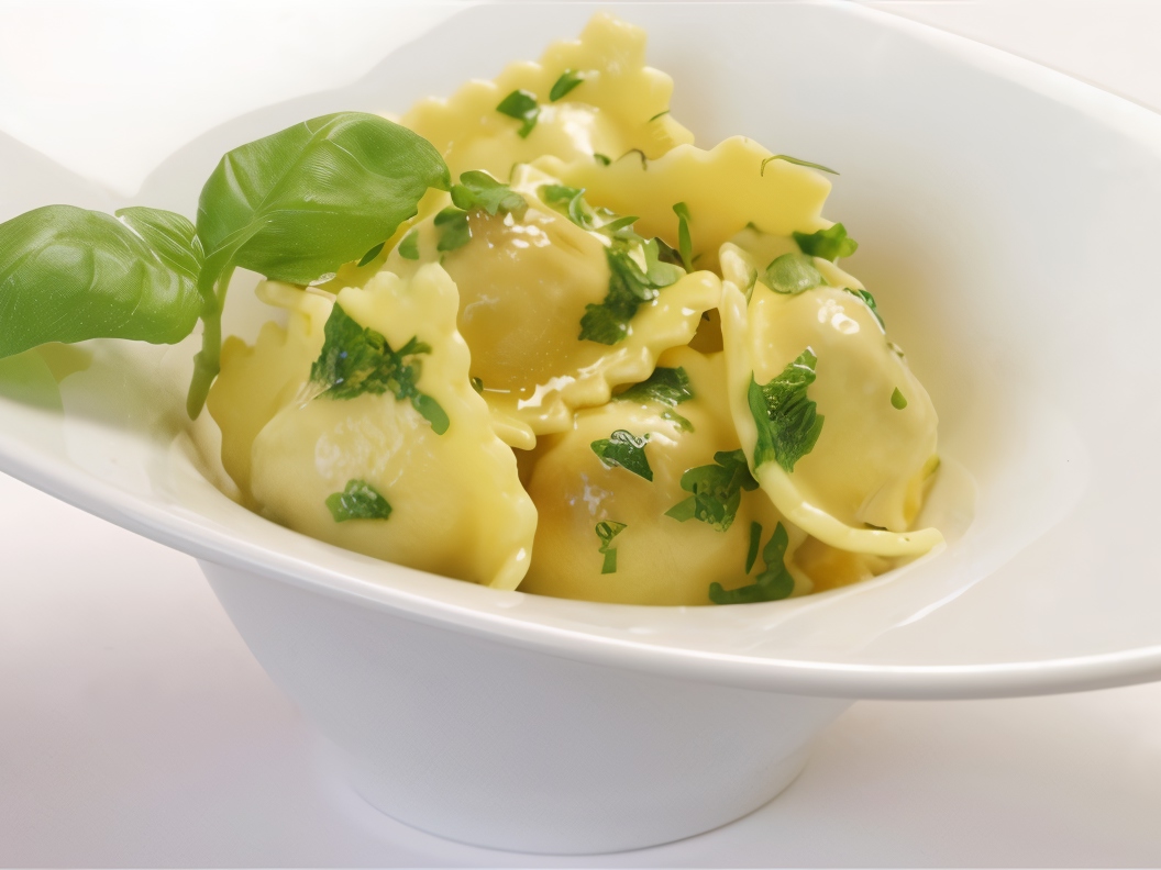 Pumpkin Ravioli with Ricotta and Sage Butter