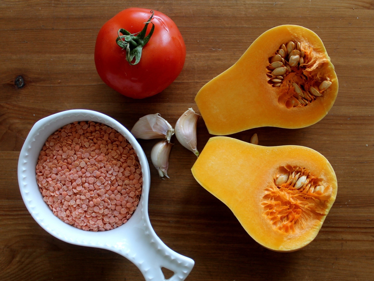 Pumpkin-Lentil Puree Soup
