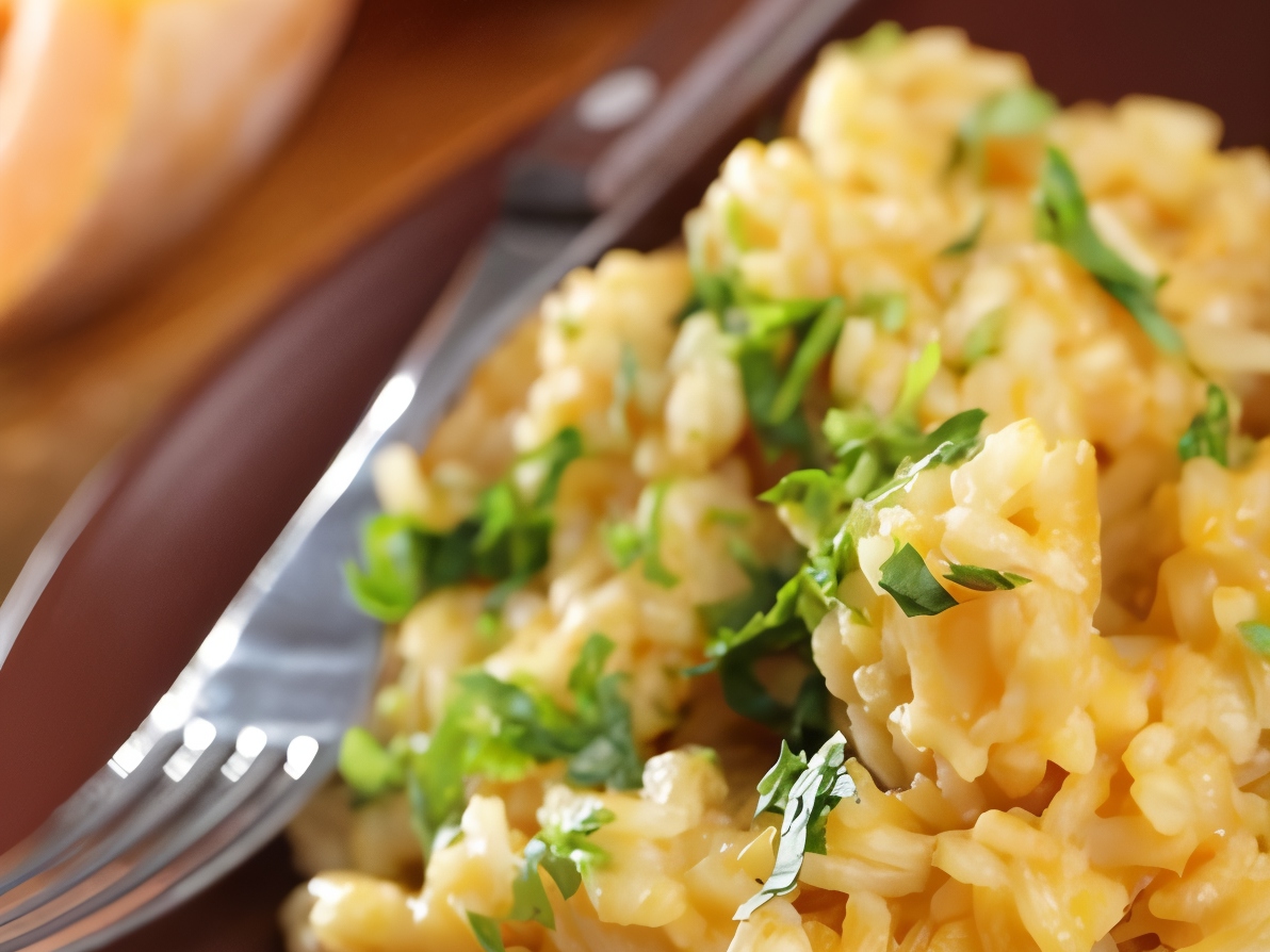 Pumpkin Risotto with Spices