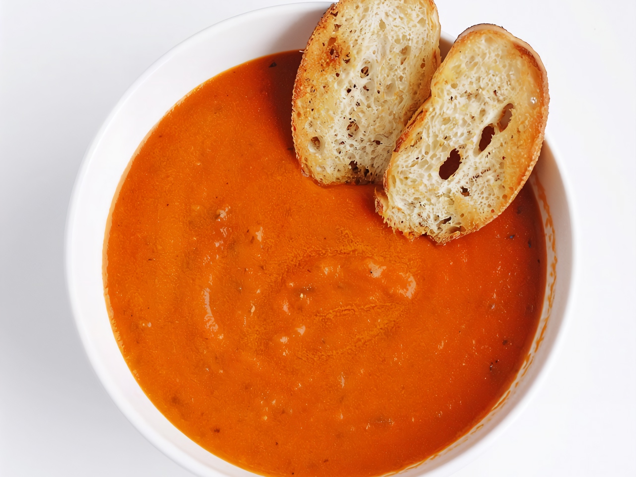 Tomato Soup with Basil and Oregano