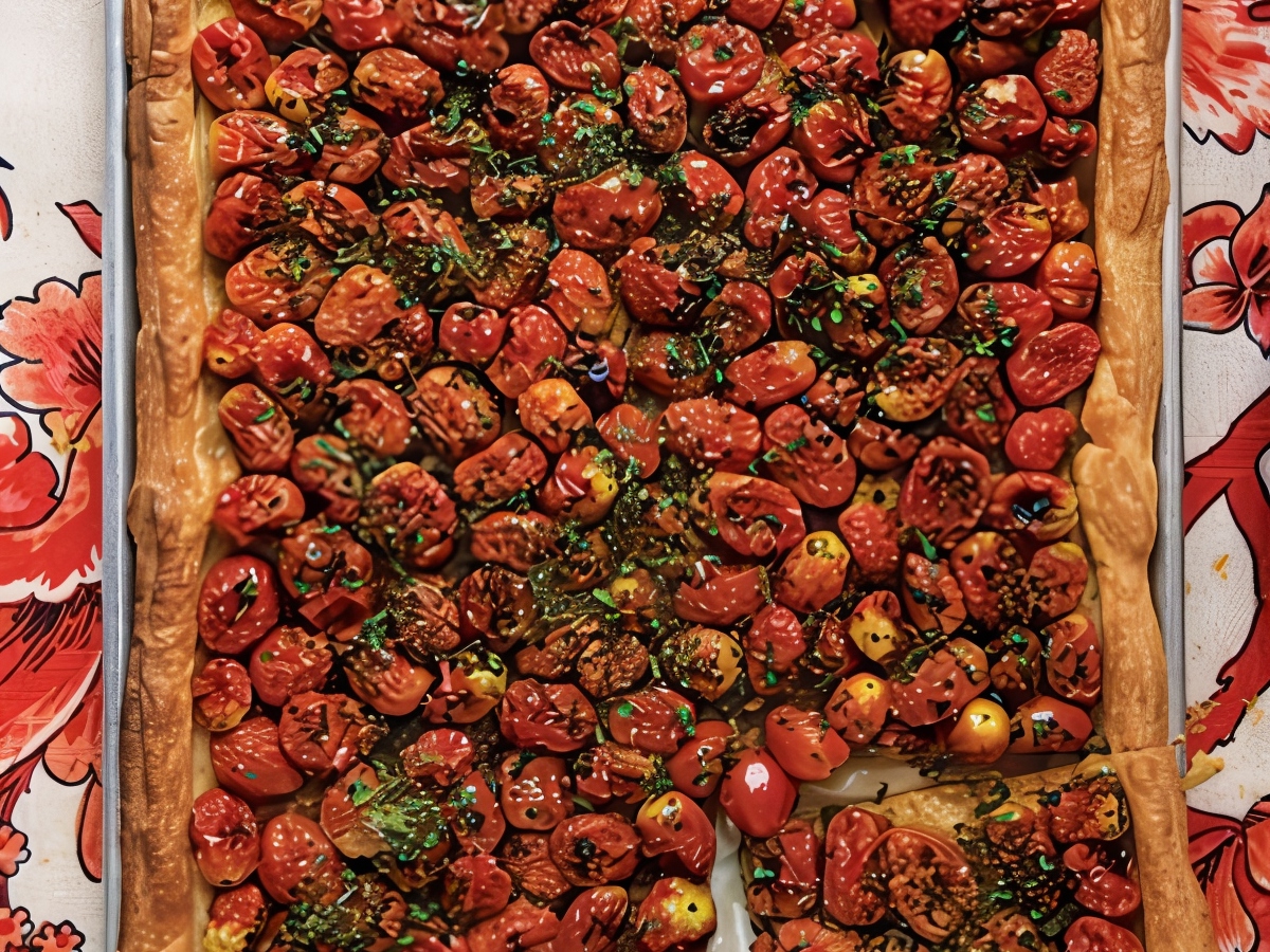 Tomato Tart with Aromatic Herbs